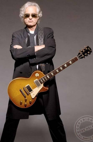 Jimmy Page e Sua Gibson Les Paul Guitarra Gibson Les Paul a Lenda do Rock